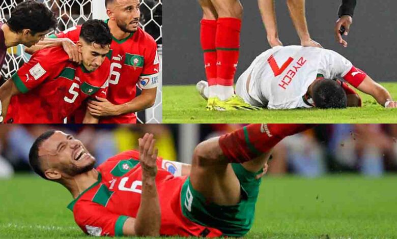 إصابة لاعب المنتخب المغربي